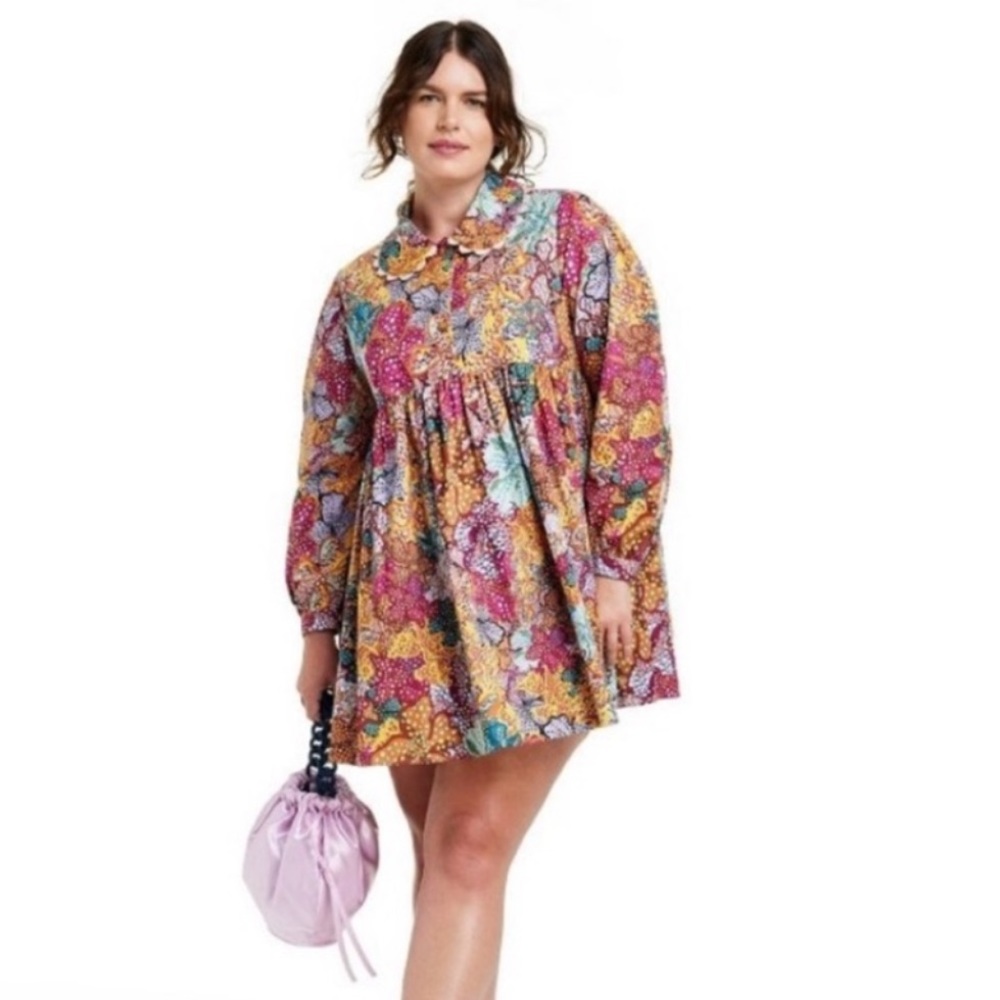 Like Vargas X Target Anemone Floral Mini Dress